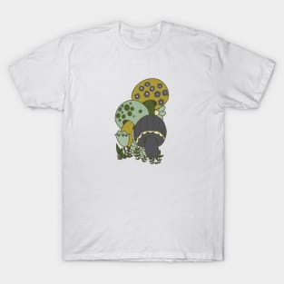 Retro Mushroom Design T-Shirt